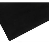 Tela de polialgodón negro liso - 45 pulgadas / 112 cm de ancho - Más de 40 colores - 10 metros