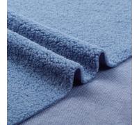 Tela de popelina de algodón y poliéster de 63 pulgadas de ancho, suave y transpirable, adecuada for forrar cortinas, ropa de cama y faldas(Lake Blue,144in*63in(4yd))