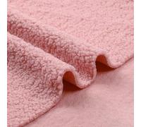 Tela de popelina de algodón y poliéster de 63 pulgadas de ancho, suave y transpirable, adecuada for forrar cortinas, ropa de cama y faldas(Nude Pink,144in*63in(4yd))