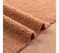 Tela de popelina de algodón y poliéster de 63 pulgadas de ancho, suave y transpirable, adecuada for forrar cortinas, ropa de cama y faldas(Camel Color, 36in*63in(1yd))