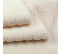 Tela de popelina de algodón y poliéster de 70,9 pulgadas de ancho, suave y transpirable, adecuada for ropa, ropa de cama y cortinas(Rice White Yellow,72 * 70.9in(2yd))