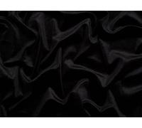 Tela de punto elástico de terciopelo de la gama básica Minerva para prendas de vestir y vestidos, color negro - Peso medio y adecuada para confección - Ancho aproximado: 150 cm / 60" - Se vende por