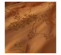 Tela De Raso Satin Tela de satén Jacquard con ramas flores transpirables, 1m/2m/3,0 m, for vestido estilo chino, camisa, ropa moda, tela artesanal hecha a mano(Color-11,150x100cm)