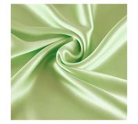 Tela De Raso Satin Tela de seda teñida de morera de 22 momme, seda lisa teñida, súper for bodas, vestidos, ropa de cama, bricolaje(Green 1,1.5 meters)