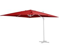 Tela de recambio para el parasol "sun 3" - 3 x 3 m - rojo