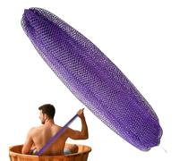 Tela de red africana: neta de matorral, bañera de depuración de carrocería múltiples uso para limpieza posterior al entrenamiento de la piel seca relajación del hotel de viajes del hotel, 39.37 pulgad