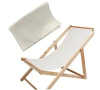 Tela de reemplazo de silla de patio, tela de reemplazo de reemplazo de colinas de playa de tela oxford de 45x17 pulgadas, tela de reemplazo de silla al aire libre para piscina solar jardín para tomar