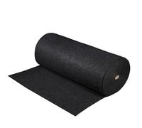 Tela De Rejilla De Altavoz,Tela Acustica Altavoz Parrilla Paño Poliéster Fiber Coche Subwoofer Caja Blanco Absorbente de Sonido Ropa Anti-Sísmica Manta Fieltro Gris/Negro(2x0.5m,Black)