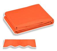 Tela de repuesto ajustable para toldo de patio, impermeable, de poliéster, uso al aire libre, 5 m x 2,5 m, resistente a los rayos UV, fácil de instalar, color brillante