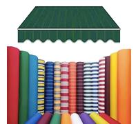 Tela de repuesto expandible de 12 x 10 x 8 x 5 m, para puertas y patios, color verde (4 x 2,5 m), material resistente a la intemperie para exteriores