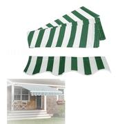 Tela de repuesto impermeable para toldo de patio, 6 x 1,5 m, resistente a los rayos UV, para terraza y patio, cubierta de toldo al aire libre (marco no incluido)