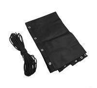 Tela de repuesto para silla columpio colgante Textilene de 64 x 197 x 23 cm, hecha de material de tela resistente compatible con múltiples modelos de sillas de columpio (1 pieza sin bolsillos)