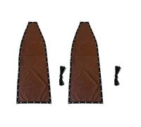 Tela de repuesto para silla de columpio colgante para asiento de material textileno hecha para un uso duradero, se adapta a varios modelos de sillas de 64 x 197 x 23 cm (2 piezas sin bolsillos)