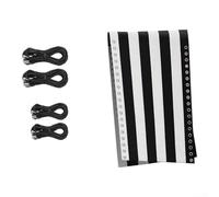 Tela de repuesto para silla de exterior, tela de reparación de malla para funda de asiento de tumbona de jardín, resistente a la intemperie, kit de reparación de muebles de patio con tornillos y