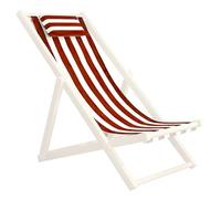 Tela de repuesto para silla de patio 45 x 17 pulgadas tela de repuesto para silla plegable con funda de almohada rayas rojas y blancas reemplazo de eslinga para silla de patio para el hogar playa