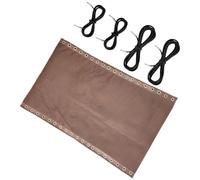 Tela de repuesto para silla reclinable plegable al aire libre, kit de cubierta de poliéster resistente para reparación de sillas de camping y playa, impermeable y fácil de instalar