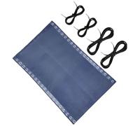 Tela de repuesto para silla reclinable plegable al aire libre, kit de cubierta de poliéster resistente para reparación de sillas de camping y playa, impermeable y fácil de instalar