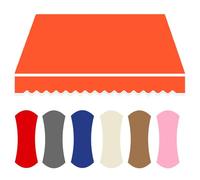 Tela de Repuesto para Toldo de 3,5 M, Tela de Dosel Retráctil Manual para Jardín Al Aire Libre, Cubierta Superior Impermeable, Parasol Canva, para Terraza Al Aire Libre(Size:2.5x2m,Color:Orange)