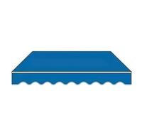 Tela de Repuesto para Toldo de Puertas de Mercado,Dosel Lona Recambio (Blue,3.8 x 2m)