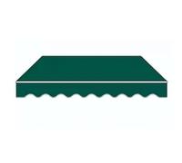Tela de Repuesto para Toldo de Puertas de Mercado,Dosel Lona Recambio (Green,4 x 3m)
