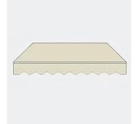 Tela de Repuesto para Toldo de Puertas,Parte Superior Dosel Lona Recambio (Beige,380 x 150cm)