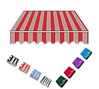 Tela De Repuesto Para Toldo Exterior, Techo De Repuesto Para Toldo Retráctil, 3x2m 4x3m 5x3m 6x4m Lona Recambio Para Toldo, Cubierta Protectora Para Toldo Jardín Patio Terraza(Stripe A,3x2m/10x6.5ft)