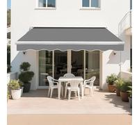 Tela de Repuesto para Toldo Retráctil Lona de Recambio, Impermeable Y Resistente, Oxford Cloth Material, para Toldo Ventana Jardín Patio Terraza Balcón Exterior,C,7x1.5m(22.9x4.9ft)