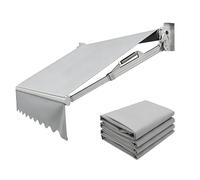 Tela de Repuesto para Toldo Terraza, 380 g/㎡ Lona para Toldo con PVC Impermeable, 2.5x2.0 m, 3.0x2.0 m, 4.0x2.5 m, Cubierta Al Agua Toldos Retráctil con Cenefa para Áticos, Patio, Bare