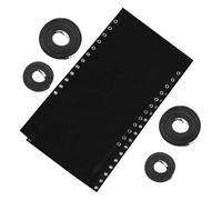 Tela de repuesto para tumbonas - Kit de reparación portátil, tejido extensible para exteriores | Accesorios para tumbona con 4 cuerdas de repuesto, lona de verano, reparación para silla l