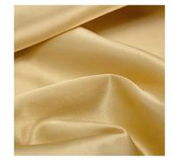 Tela de satén Tela de satén seda 150 cm ancho for coser ropa, disfraces, forros faldas y decoración fondo boda(Champagne)