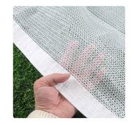 Tela de sombra 50% blanca con ojales, tela grande para plantas, eventos al aire libre, patio, balcón, red de refugio solar de 10 x 20 pies para una protección UV óptima