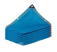 Tela de sombra anti-UV de alta calidad, 88% de tela azul con ojales múltiples (13 x 45.9 pies) para protección al aire libre