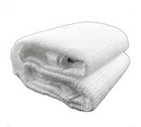 Tela de sombra blanca 40 % resistente a los rayos UV, red de sombra de jardín para invernadero y verduras, 10 x 10 pies a 20 x 20 pies, ojales inoxidables para una mayor protección