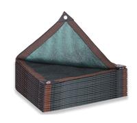 Tela de sombra de jardín para invernadero, tela impermeable para plantas, coche, huerto, gallinero, vela rectangular con ojales (4 m x 12 m)