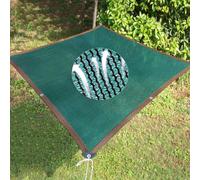 Tela de sombra de jardín transpirable, 2 x 4 x 8 m, 1 x 6 m, 5 x 7 m, toldo verde con ojales, parasol resistente a los rayos UV para piscina 3 x (10 x 10 pies)