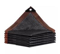 Tela de sombra negra de 5 x 5 m para exteriores con ojales, toldo resistente a los rayos UV para patio, jardín, cubierta de plantas, invernadero, granero, casa de perro.