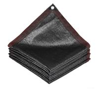 Tela de sombra, para jardín, red de polietileno resistente con rienda, ojales forzados, malla de bloqueo UV, para invernadero, patio, red de sombra de invernadero (3 x 5)