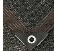 Tela de sombra resistente de 4 x 4 m, toldo de protección UV para jardín, balcón e invernadero, malla duradera para exteriores, ideal para el crecimiento de plantas y actividades al aire libre