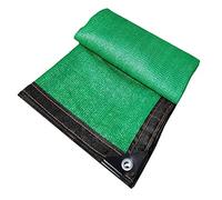 Tela de sombra verde resistente a los rayos UV, tela transpirable con ojales, 3 x 12 m, para protección al aire libre, jardín, patio e invernadero