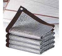 Tela De Sombreo Aluminio, Malla De Sombreo Resistente A Los Rayos UV Con Ojales, Para Patios, Jardines E Invernaderos, Fácil Instalación(10x12m/32.8x39.4ft)