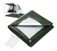 Tela de suelo para tienda de campaña, lona aislante duradera, alfombrilla base plegable e impermeable, sábana ligera para exteriores, senderismo, mochileros, refugio de emergencia, cubierta portátil