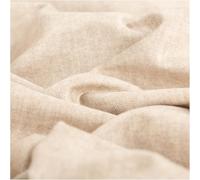 Tela de tapicería de microfibra aterciopelada, color beige jaspeado, 1,45 m de ancho por metro, ideal para almohadas, mantas y fundas de almohada (145 cm de ancho)