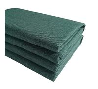 Tela de Tapicería para Sofá - TinaKim - Tela Gruesa Tipo Lino Cáñamo con Textura Slub - Para Sillón y Fundas - Verde 12-2 Metro
