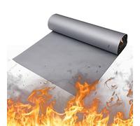 Tela De Tela De Fibra De Vidrio Retardante - Lona Resistente Al Fuego - Resistente Al Fuego Y Al Agua - Acabado De Silicona - Manta De Soldadura Protege El Área De Trabajo ( Tamaño : 0.3mm )