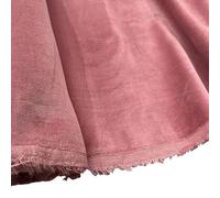Tela de terciopelo de algodón de EU Fabrics | Material suave, brillante y elegante para confección | Ideal para chaquetas, prendas, vestidos y cortinas | Tela lisa para tapicería por metro (Rosa Polvo