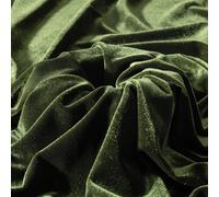 Tela de terciopelo verde oliva oscuro de 3 yardas por The Yard 60 pulgadas de ancho, material de terciopelo suave y elαstico para tapicerνa, fund