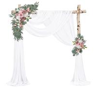 Tela de Tul Blanco 3m x 1.65m para Decoración de Bodas, Tul Suave Transparente para Arcos, Sillas y Ceremonias, Tela Blanca de Poliéster para Fiestas, Eventos y Manualidades DIY