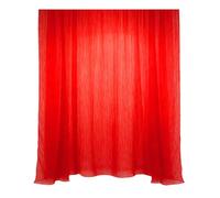 Tela de Tul Rojo 5 Metros x 160 cm para Decoración de Boda, Tela de Poliéster Suave para Arcos, Fondo de Escenario y Manualidades, Cortina Transparente para Fiestas y Ceremonias