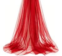 Tela de tul suave de 5 m x 160 cm, rollo de tul, decoración de mesa, tela de organza, tela de malla, tela decorativa para arbor, boda, arco, ceremonia, vestido, falda de tul, velo
