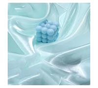 Tela de tul suave, Organza Fabric By The Meter Multicolor 100cm x 150cm For Sewing Dresses And Costumes(13 Light Water Blue)